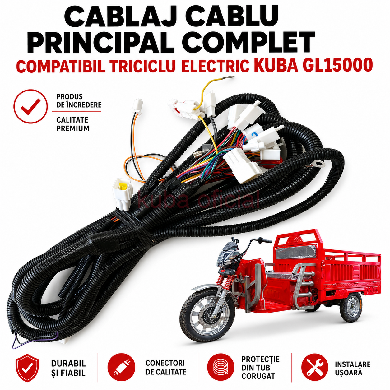 CABLU PRINCIPAL Triciclu Electric KUBA GL15000