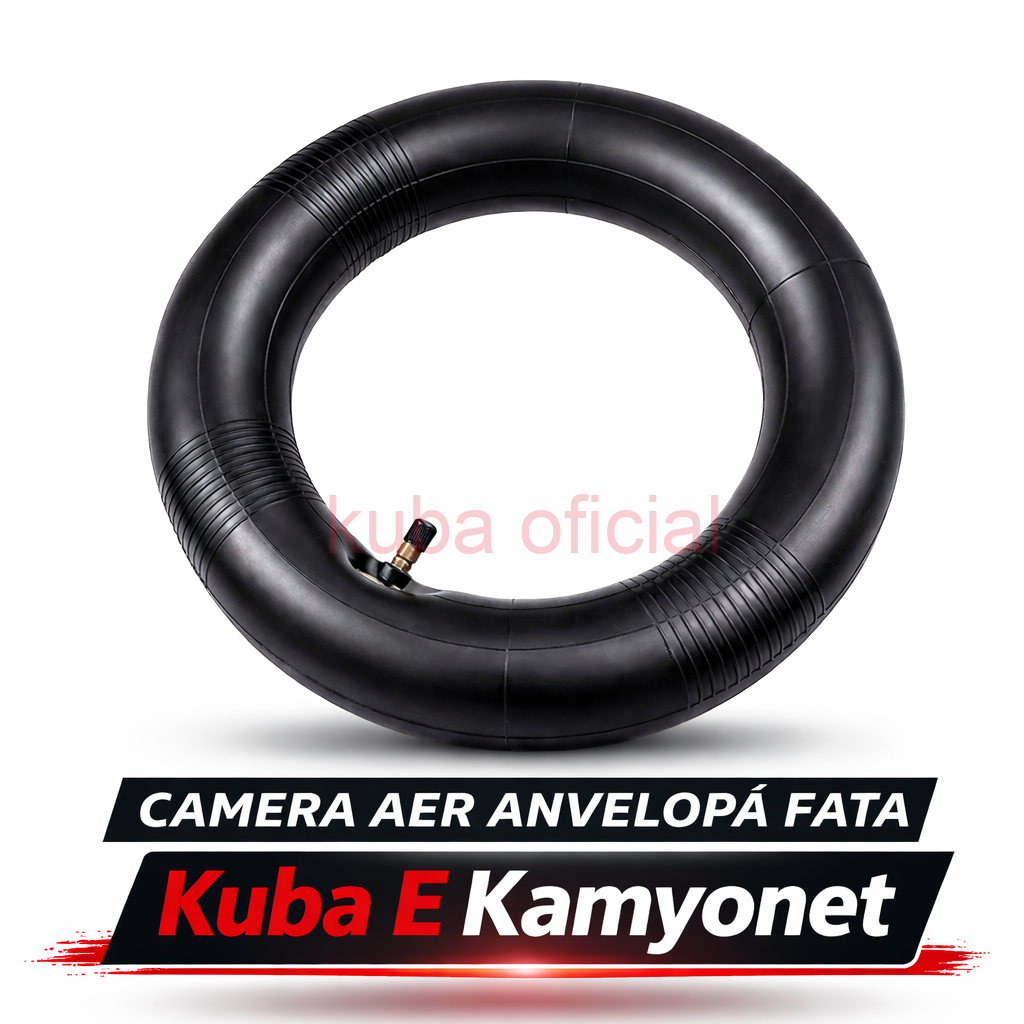CAMERA AER ANVELOPA FATA model 3.75 - 12 66 J Triciclu Electric KUBA E-KAMYONET